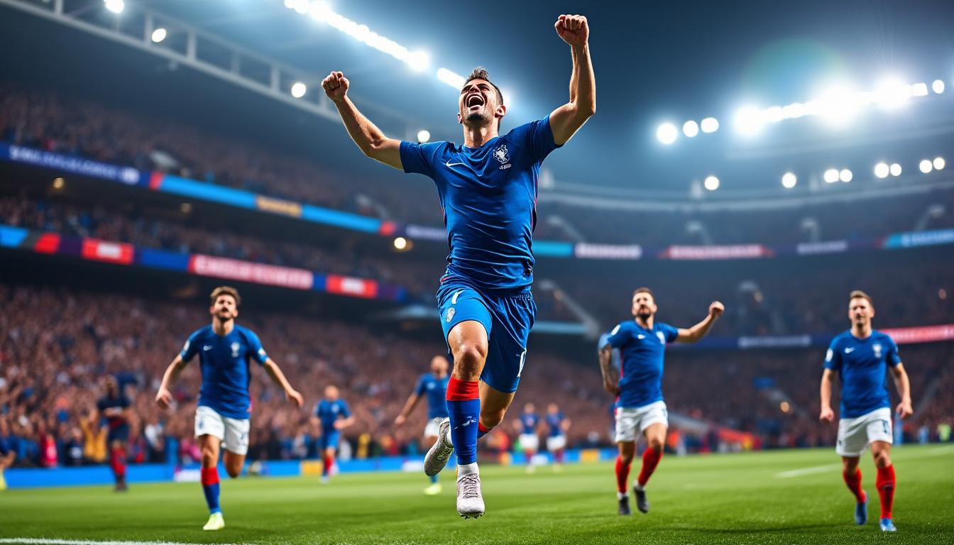 antoine griezmann établit un nouveau record de passes décisives avec l'équipe de france, marquant une étape historique dans sa carrière.