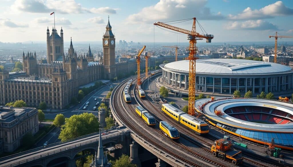 l'euro 2028 avance avec la préparation des infrastructures dans les îles britanniques pour accueillir le tournoi dans les meilleures conditions.