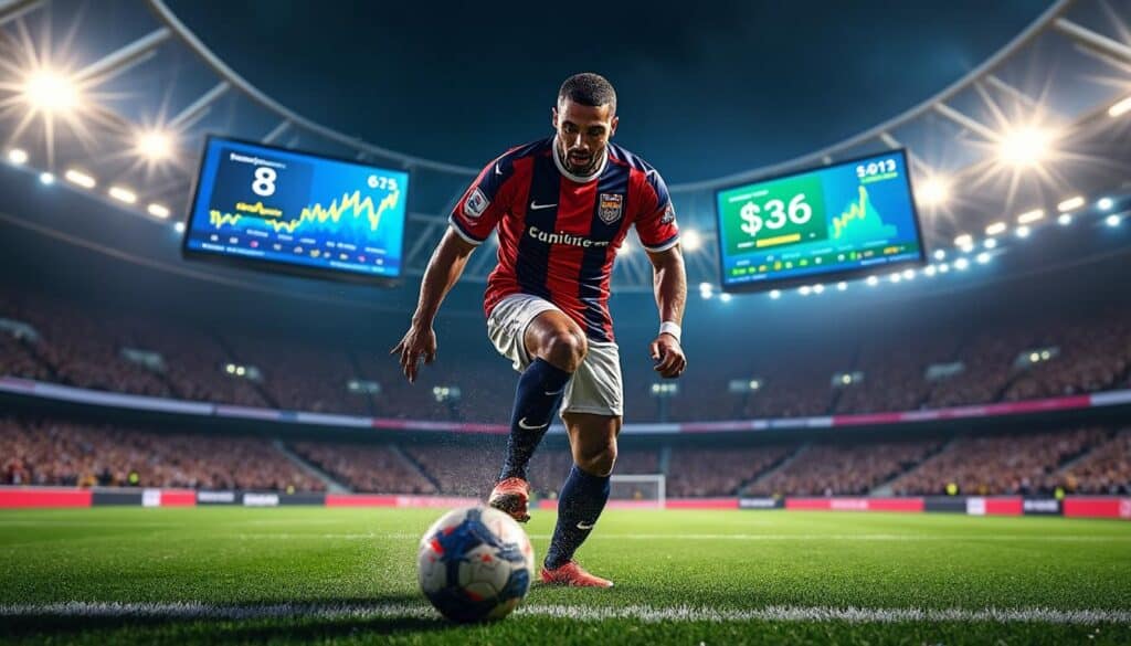 découvrez comment la visibilité médiatique influence directement les montants des contrats dans le football professionnel.