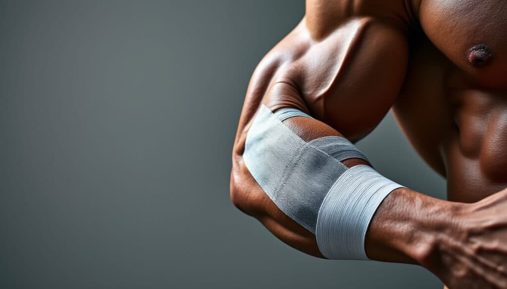 découvrez comment le bandage neuro-musculaire soutient efficacement les fibres musculaires des joueurs, améliorant la performance et facilitant la récupération.